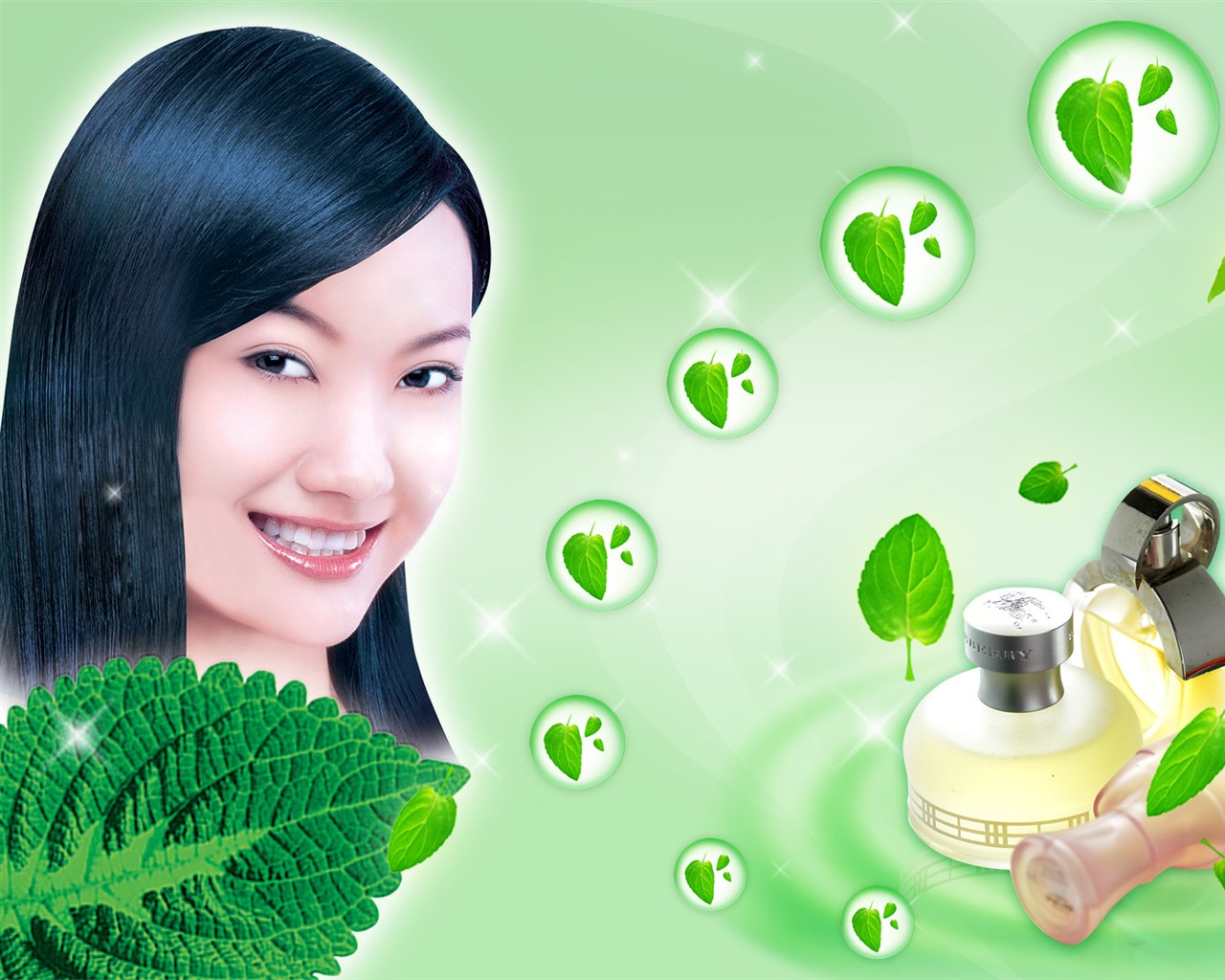 Cosmetics Advertising Wallpaper Album (6) #15 - 1280x1024