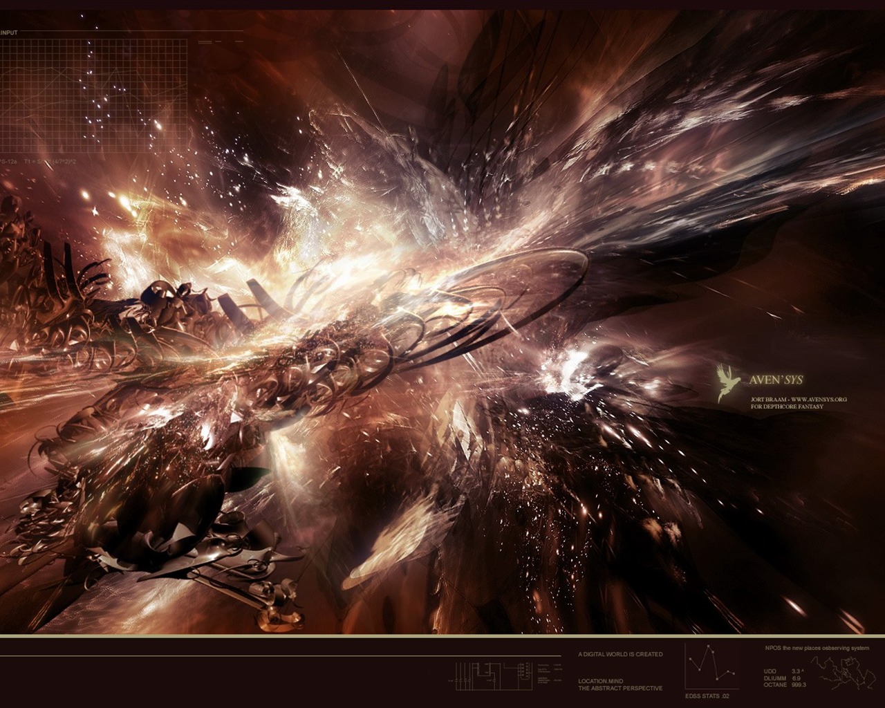 抽象視覺CG壁紙 #21 - 1280x1024