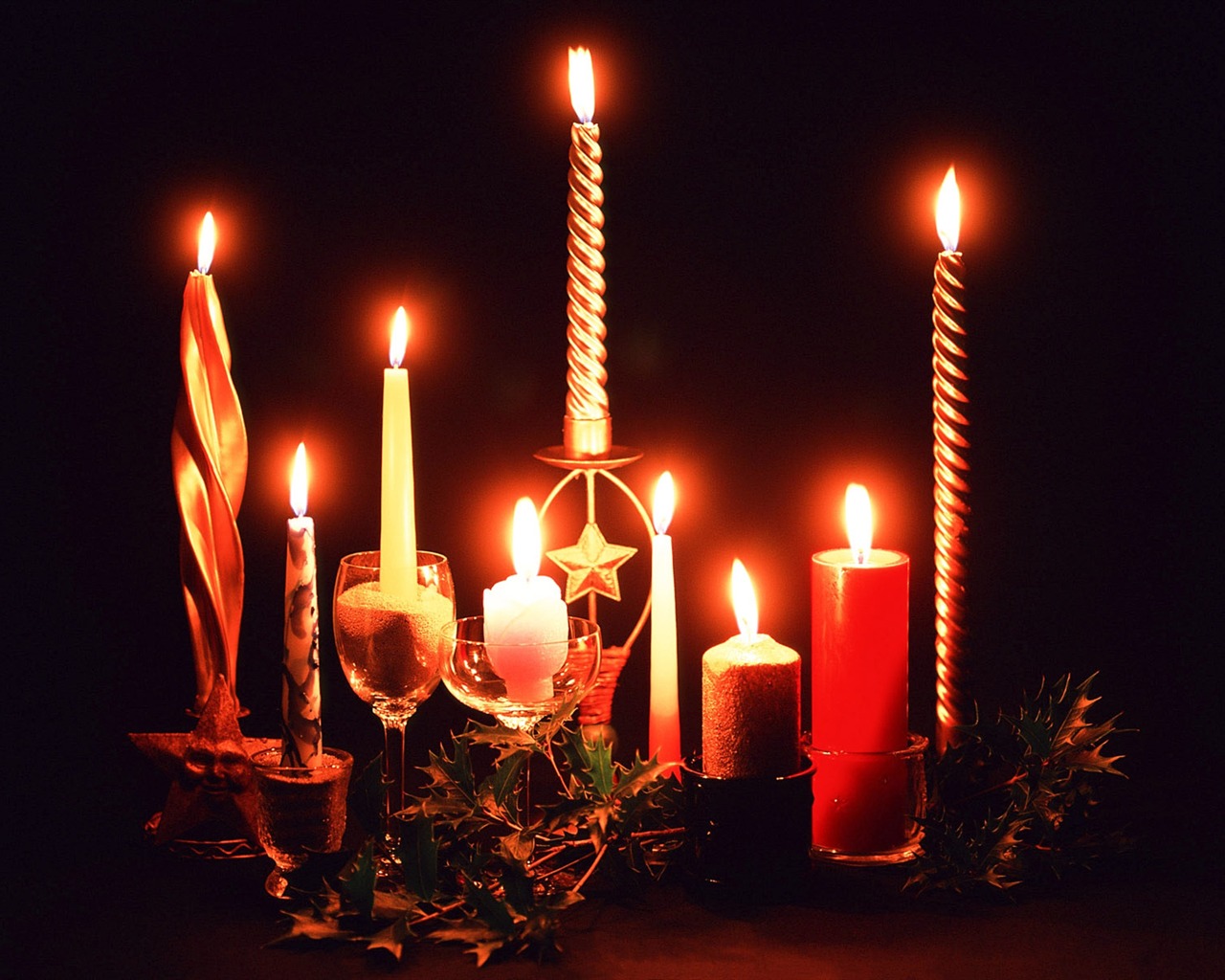 Christmas landscaping series wallpaper (17) #2 - 1280x1024