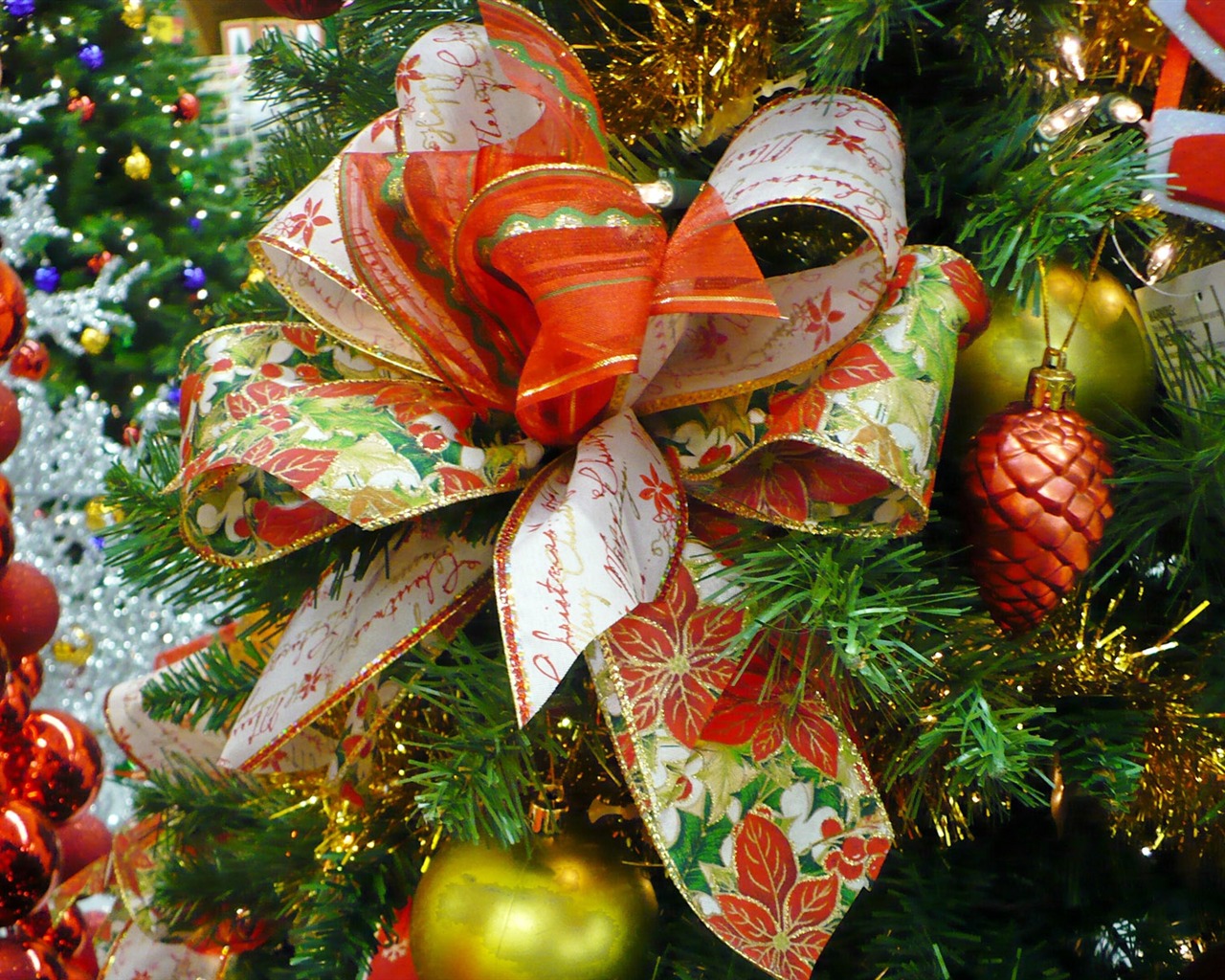 Christmas landscaping series wallpaper (17) #18 - 1280x1024