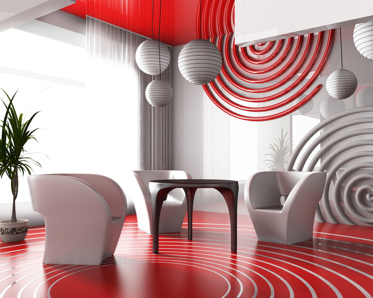 Fashion home wallpaper album (1) #2 - 1280x1024