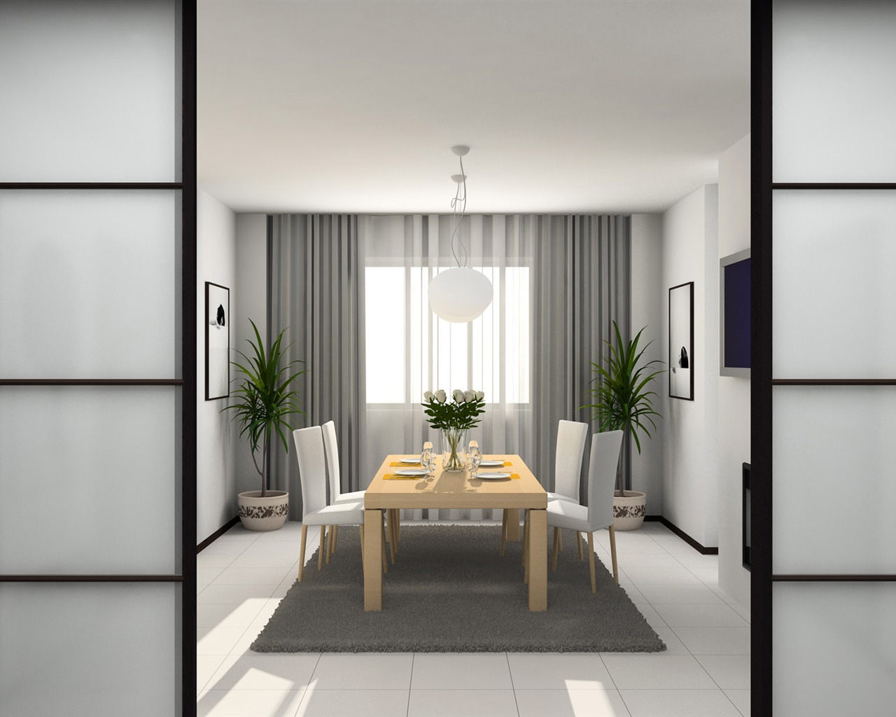 Fashion home wallpaper album (1) #4 - 1280x1024