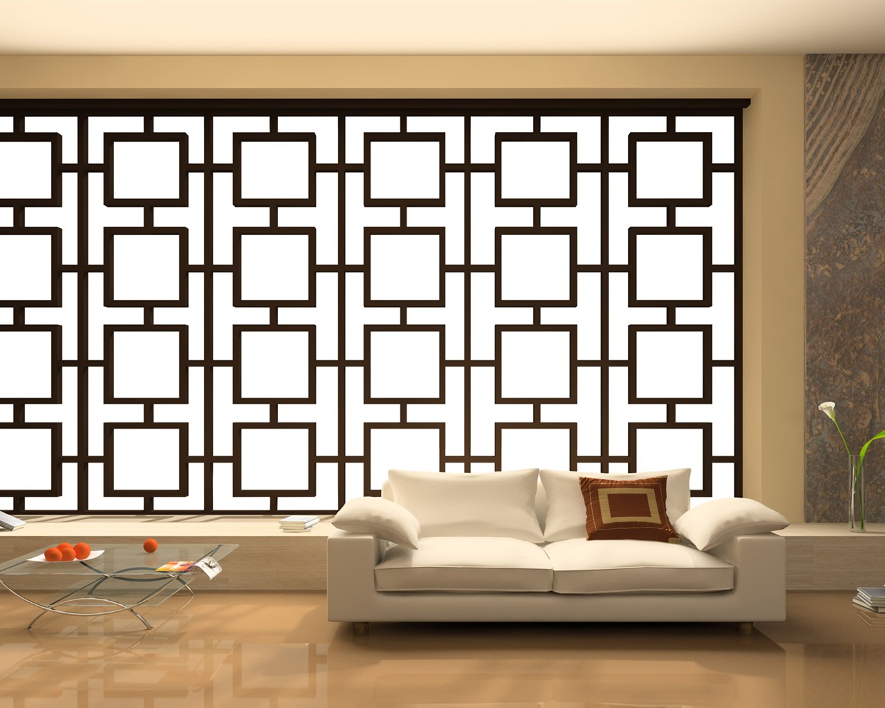 Fashion home wallpaper album (1) #6 - 1280x1024