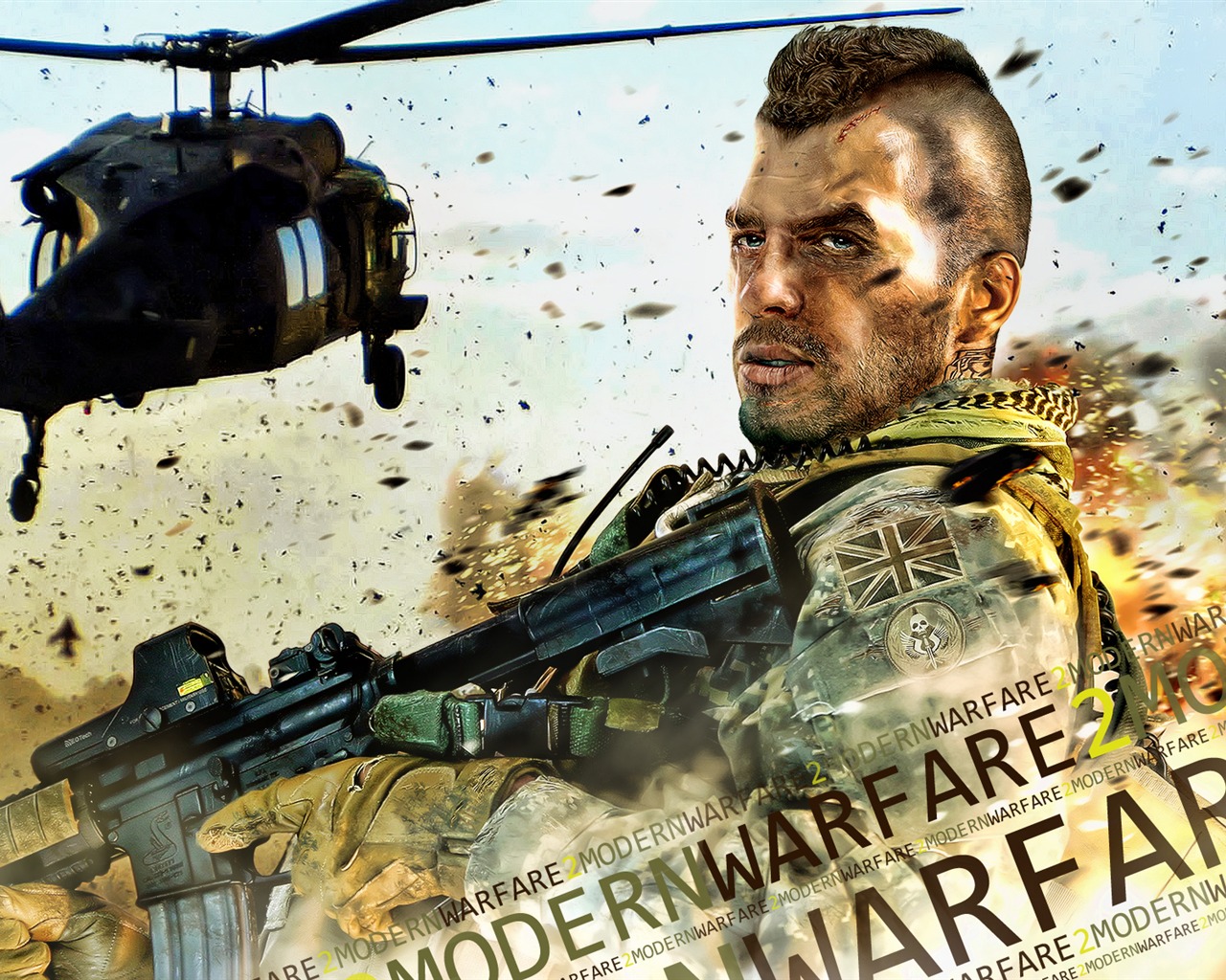 Call of Duty 6: Modern Warfare 2 Fondo de pantalla de alta definición (2) #1 - 1280x1024