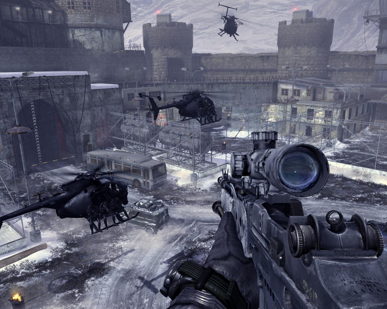 Call of Duty 6: Modern Warfare 2 Fondo de pantalla de alta definición (2) #20 - 1280x1024