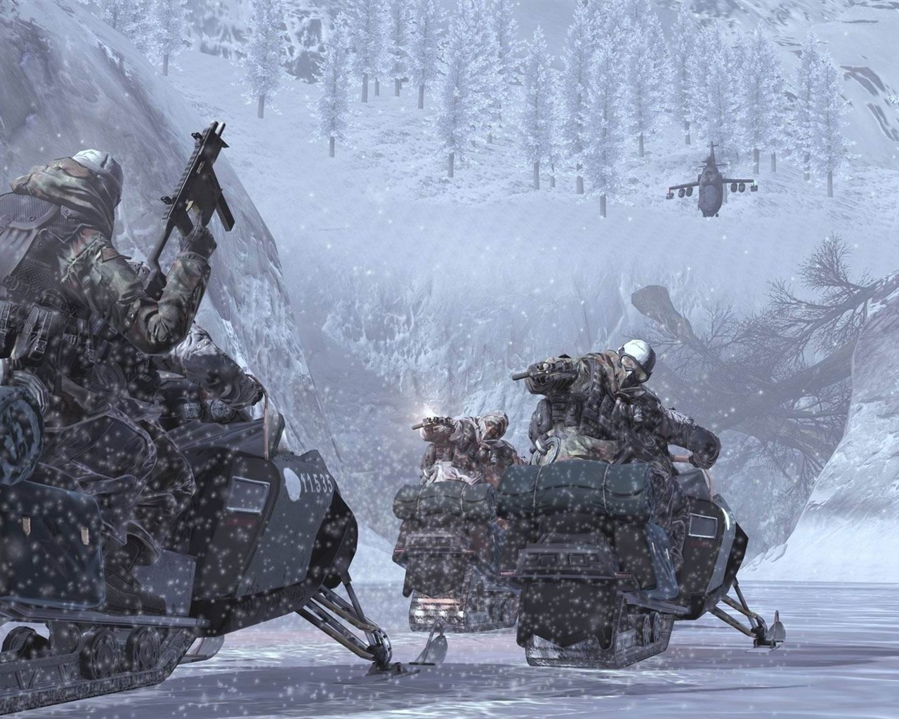Call of Duty 6: Modern Warfare 2 Fond d'écran HD (2) #25 - 1280x1024