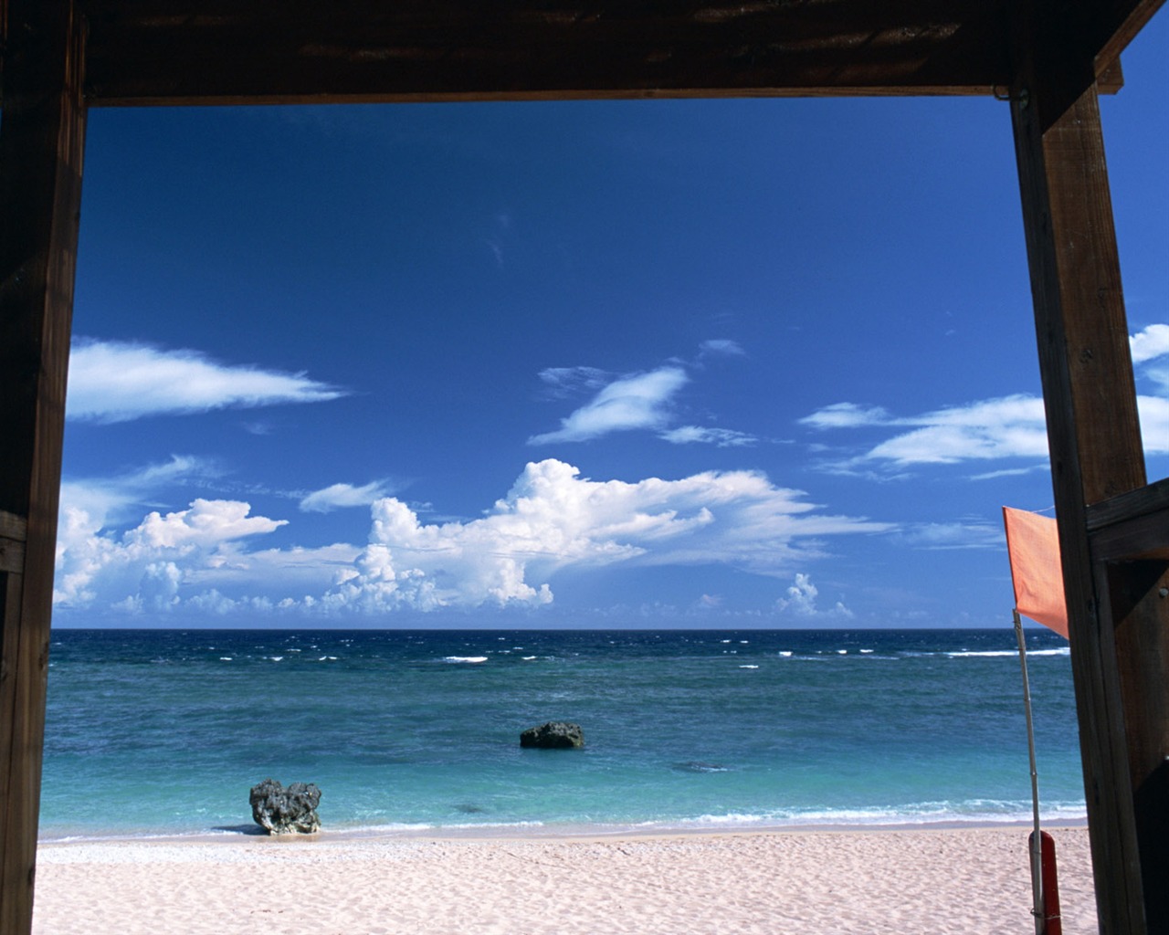 Beach alba Krajina wallpaper #5 - 1280x1024