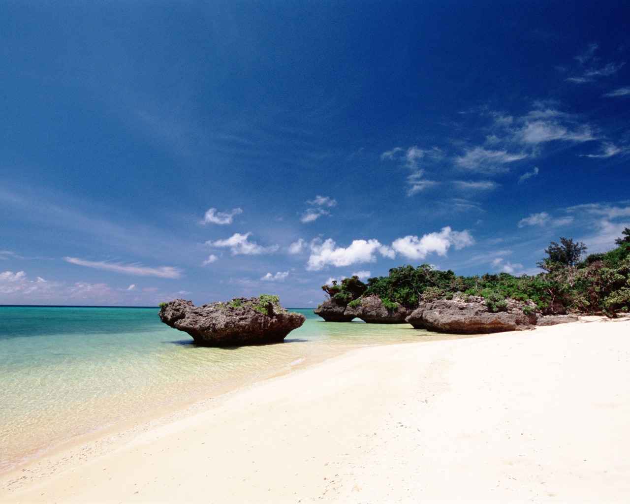 Beach alba Krajina wallpaper #15 - 1280x1024