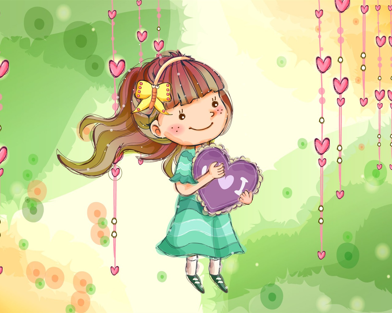 Vector children's Happy Wallpaper (1) #4 - 1280x1024