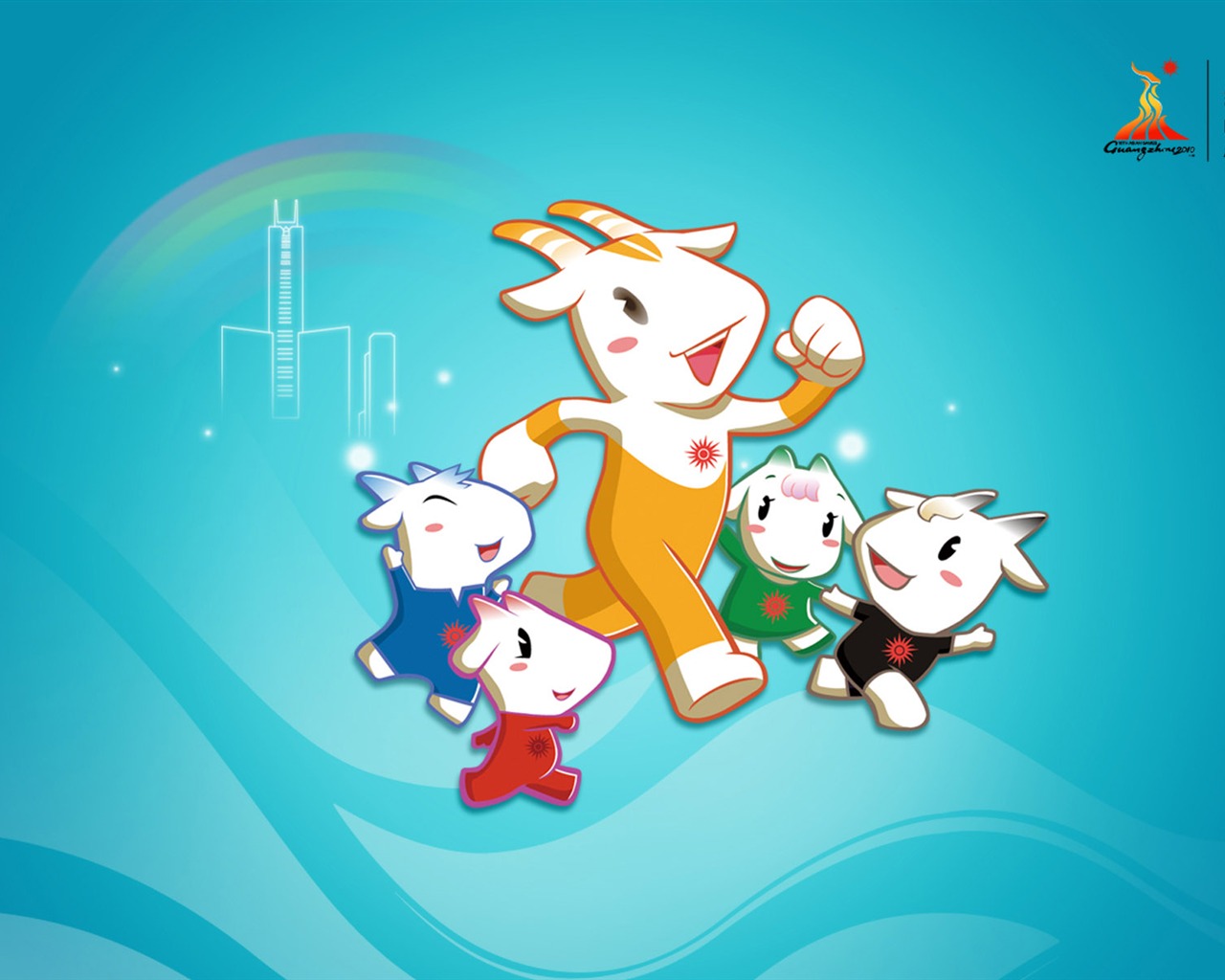 Juegos Asiáticos de Guangzhou álbum de fondo de pantalla (2) #5 - 1280x1024