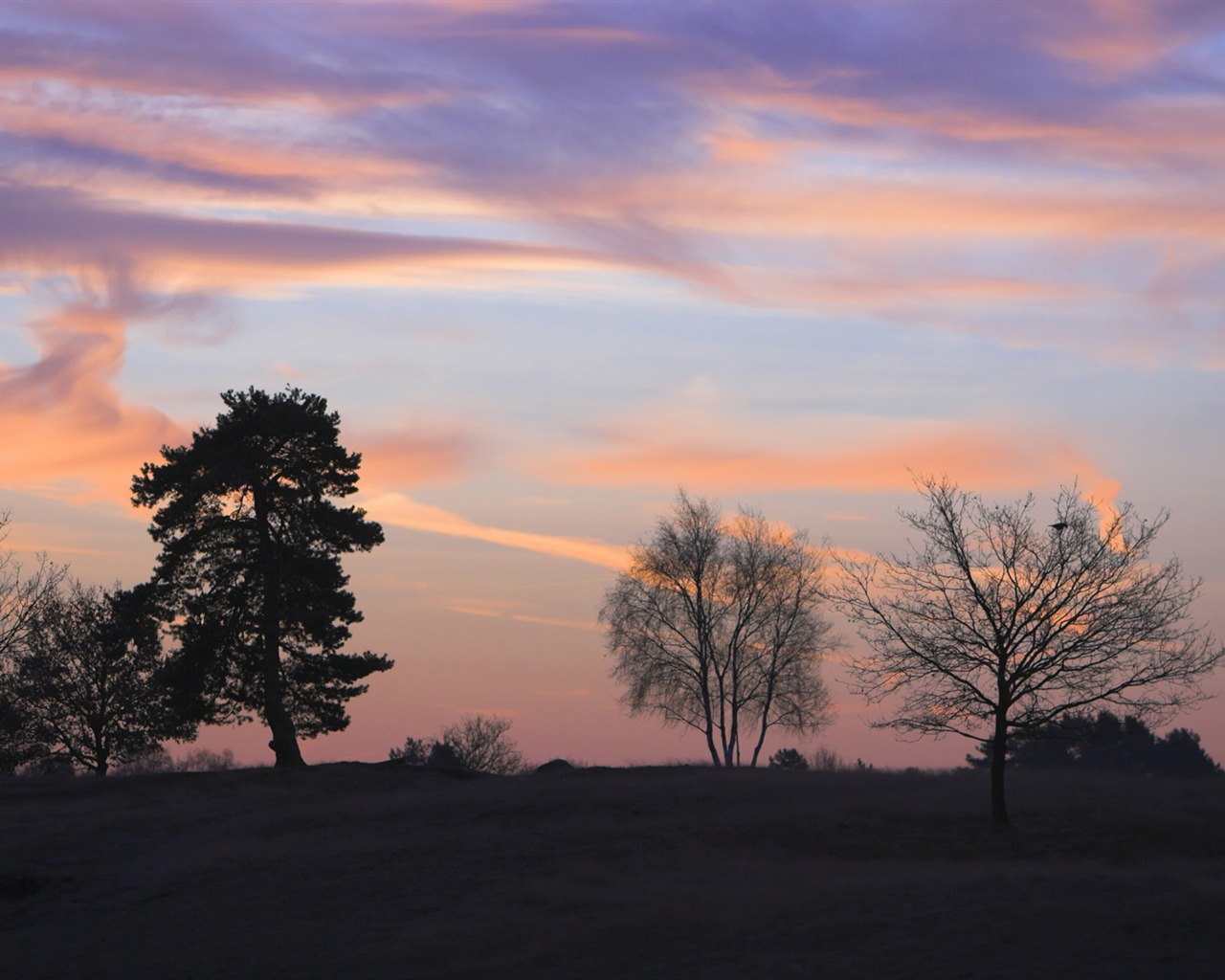 Glow du coucher du soleil HD Wallpaper exquise (1) #10 - 1280x1024