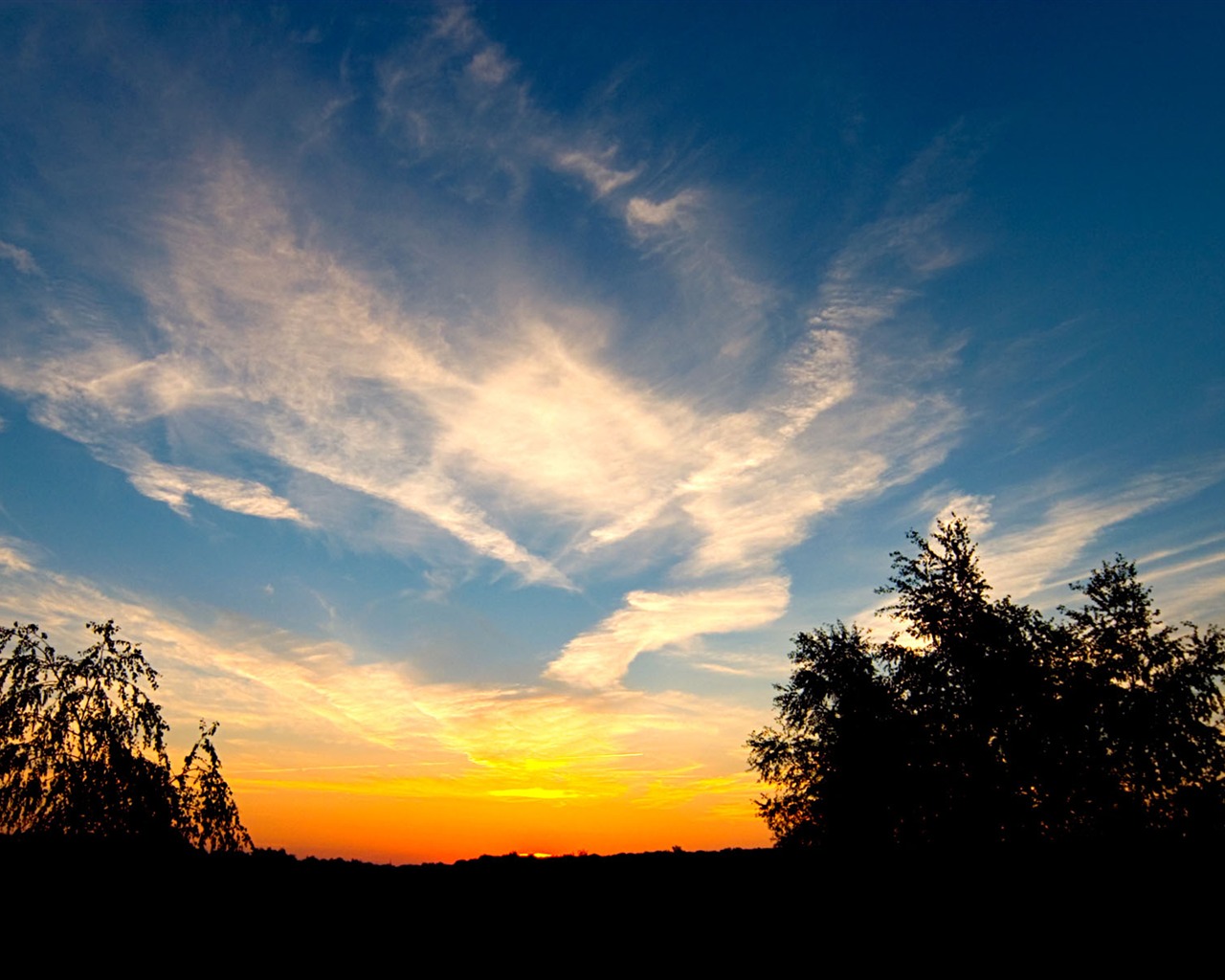 záře slunce HD skvělé tapety (1) #23 - 1280x1024