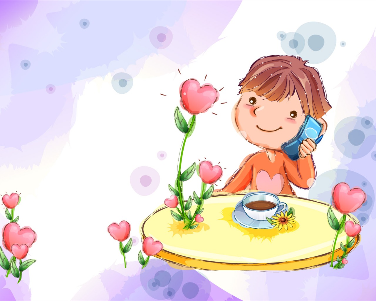 Vector Kinder's Happy Wallpaper (2) #11 - 1280x1024