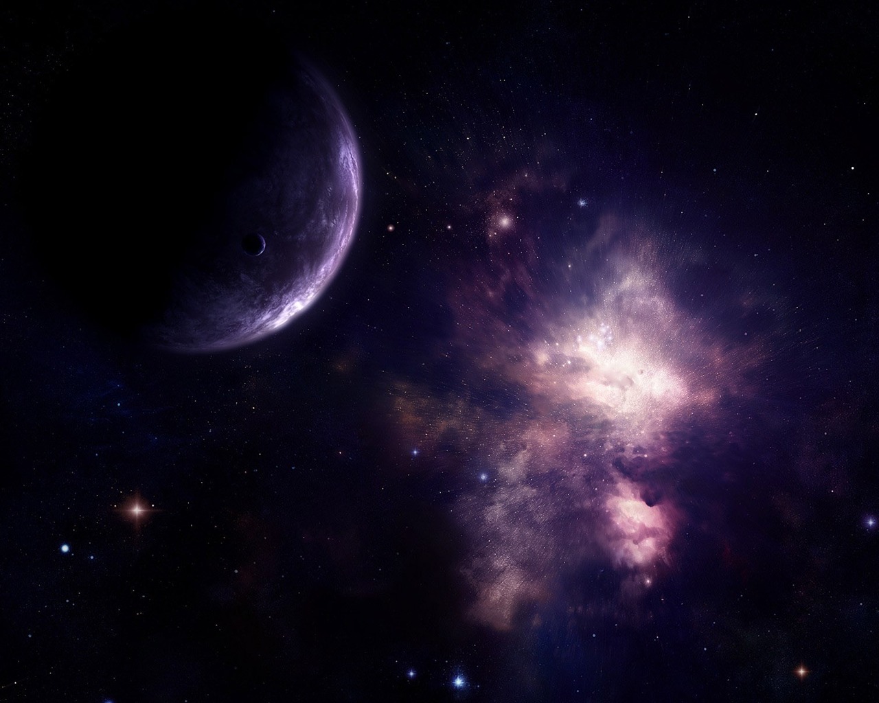 星空地球高清壁紙 #7 - 1280x1024