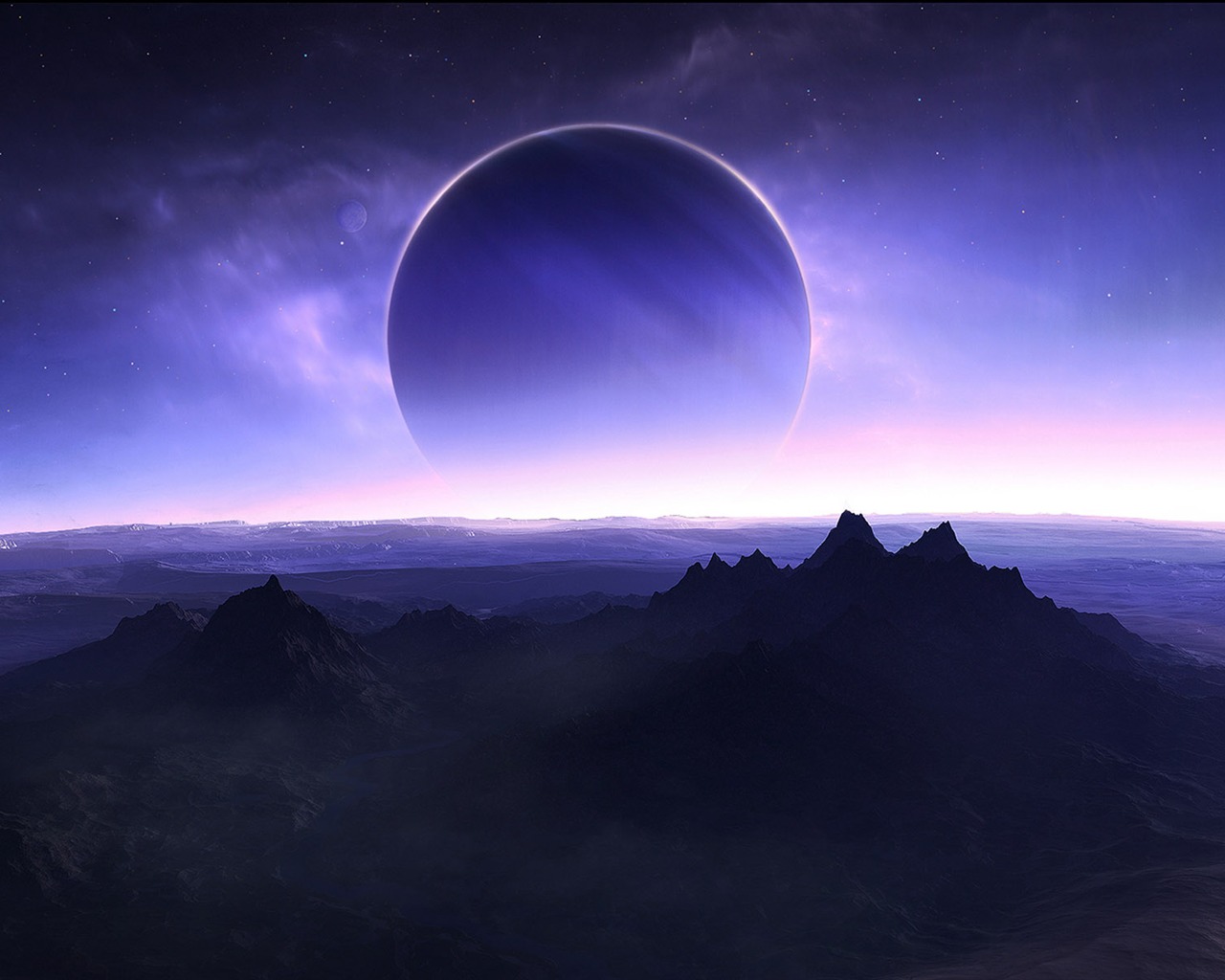星空地球高清壁紙 #14 - 1280x1024