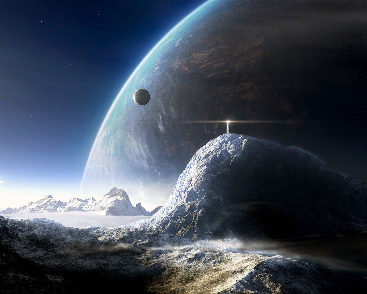 星空地球高清壁紙 #17 - 1280x1024