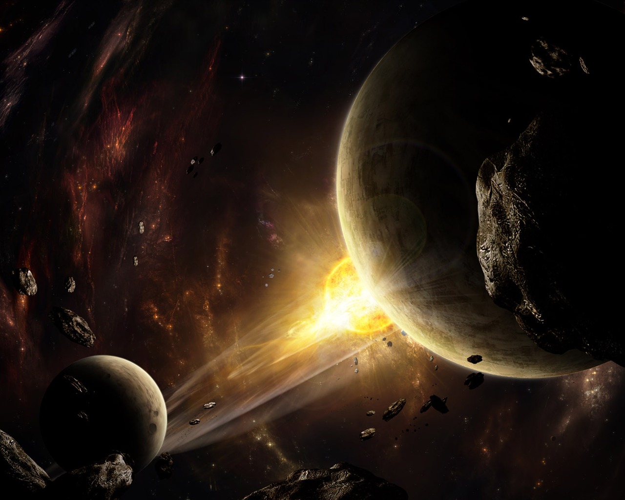星空地球高清壁紙 #18 - 1280x1024