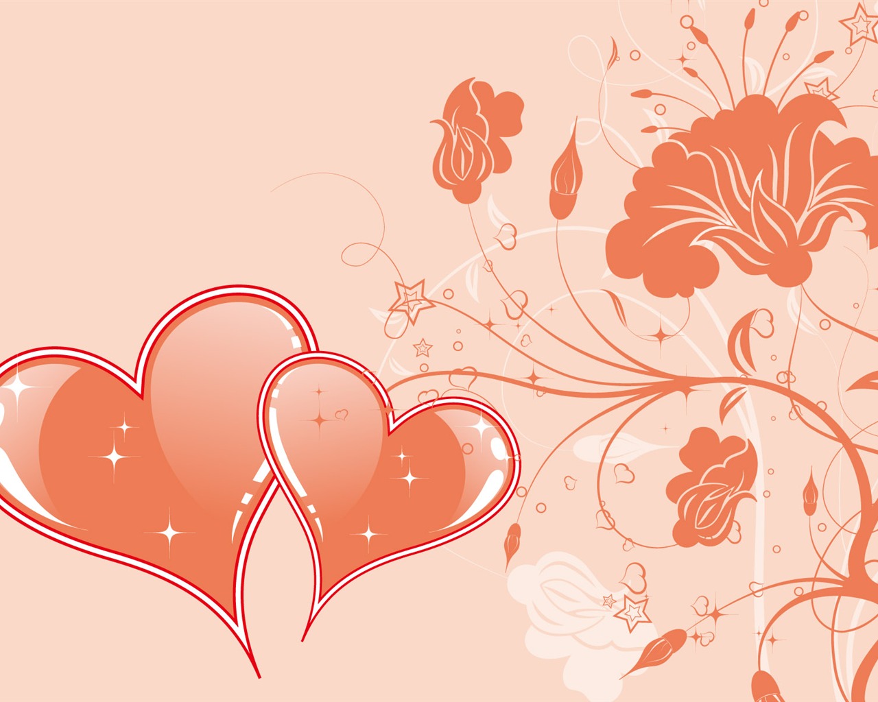 Valentýna Tapety Láska téma #11 - 1280x1024