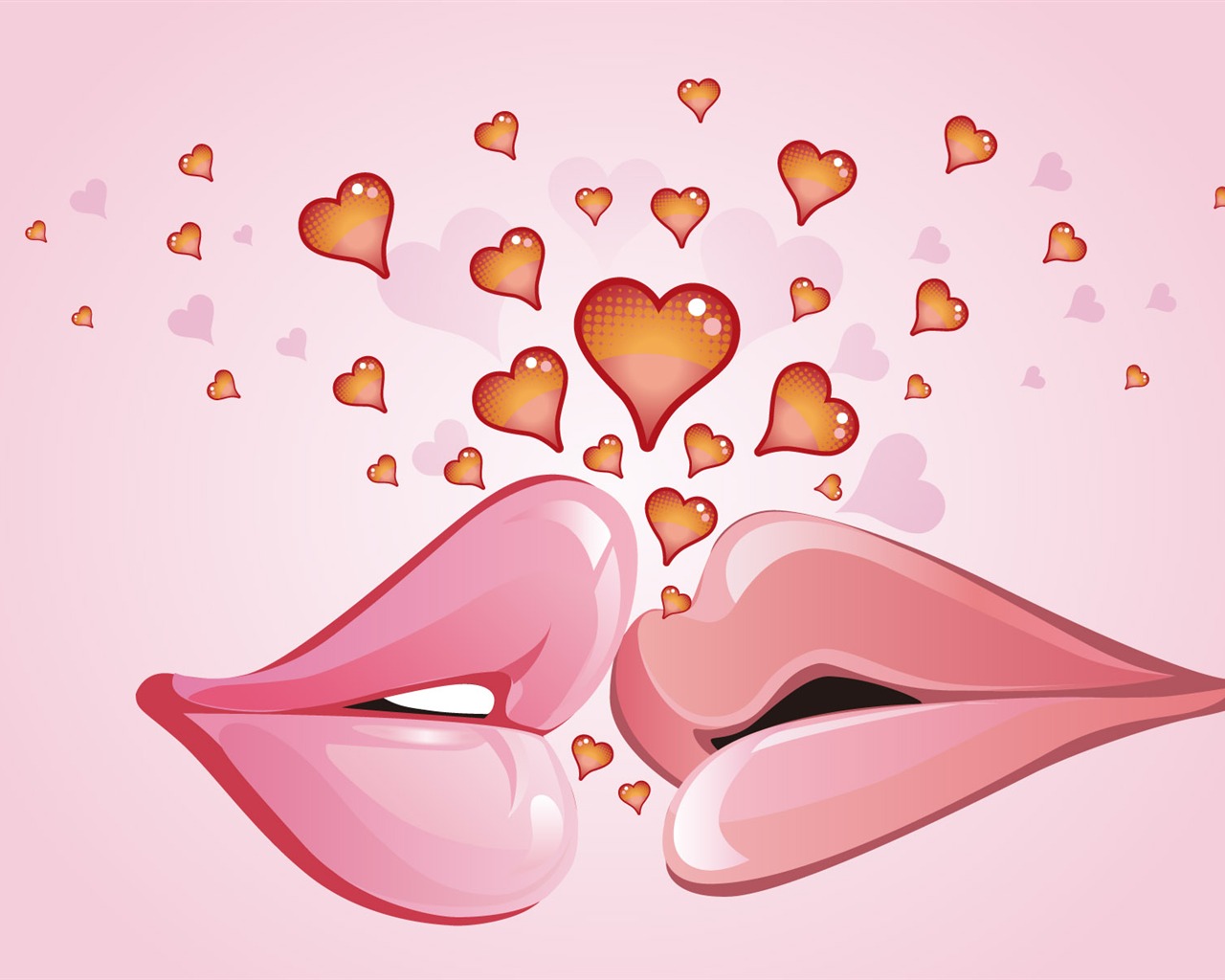 Valentýna Tapety Láska téma #22 - 1280x1024