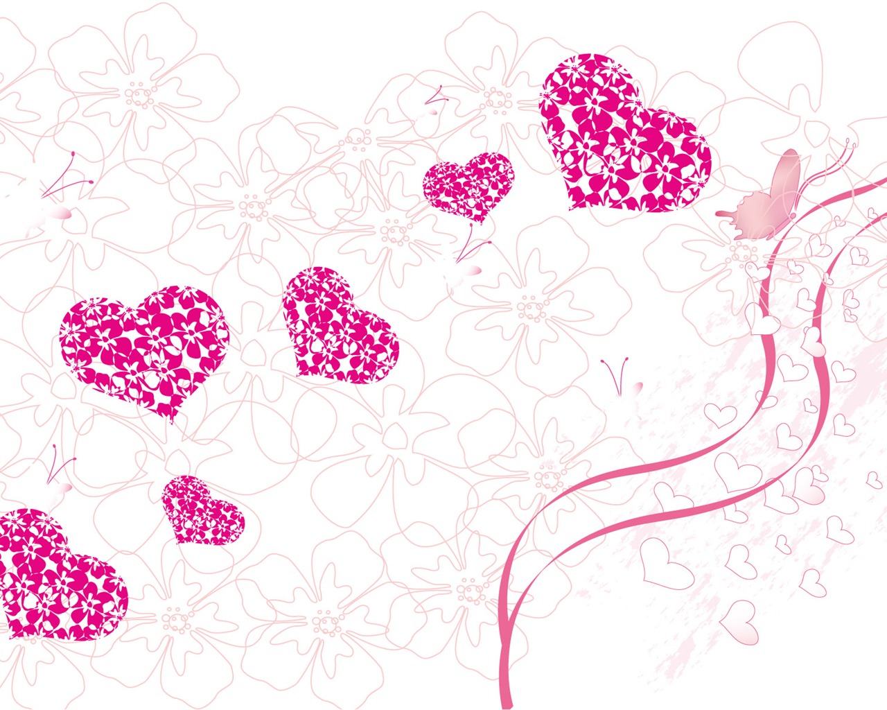 Valentinstag Love Theme Wallpaper #23 - 1280x1024