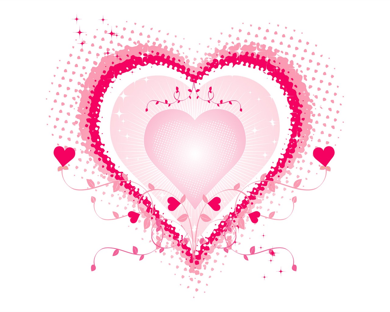 Valentýna Tapety Láska téma #30 - 1280x1024