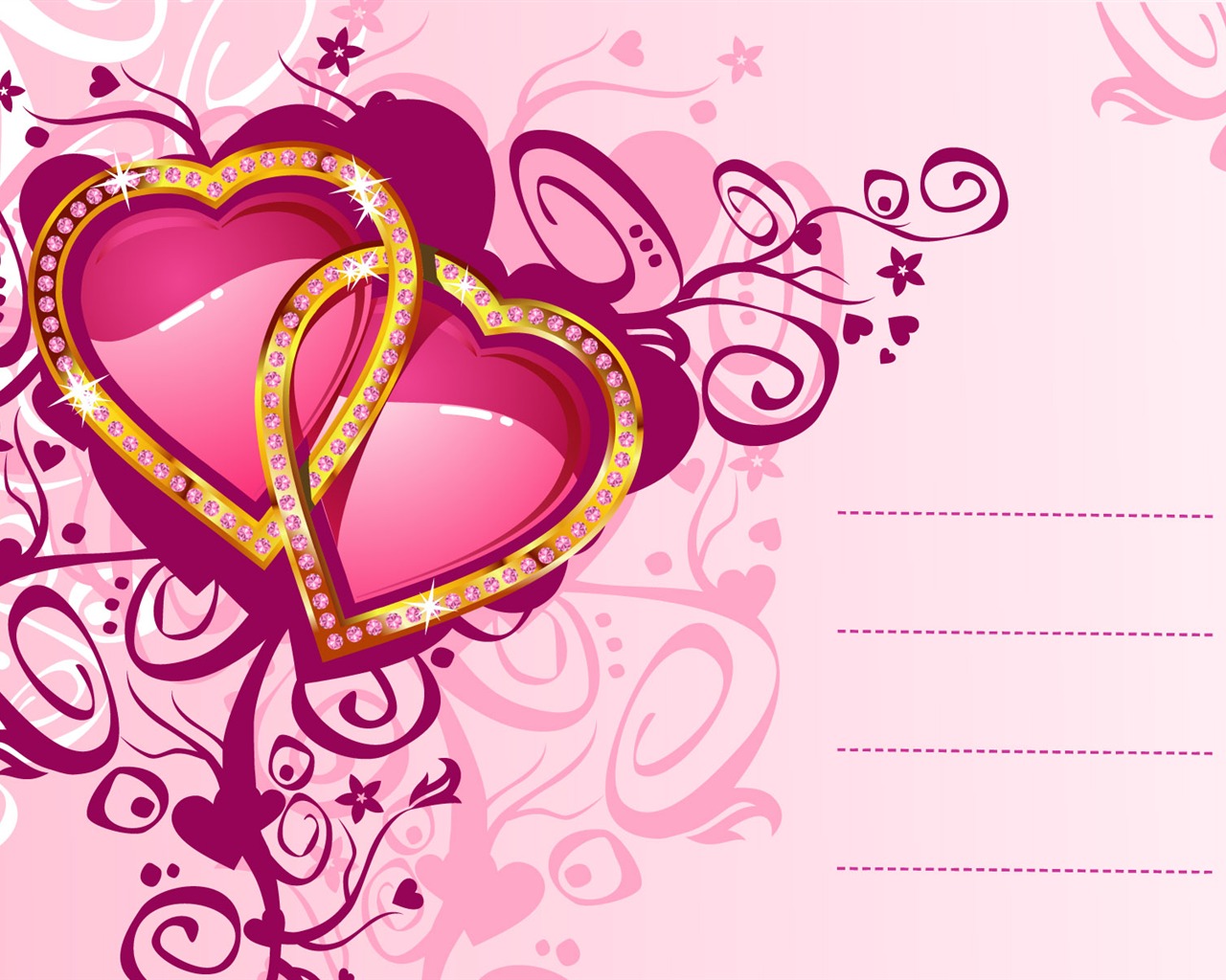Valentinstag Love Theme Wallpaper #31 - 1280x1024