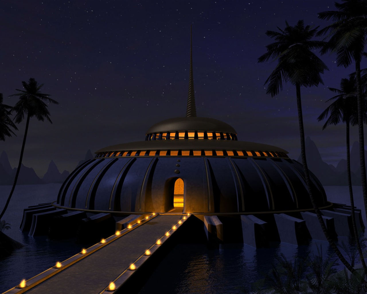 Digital three-dimensional design wallpaper (3) #11 - 1280x1024