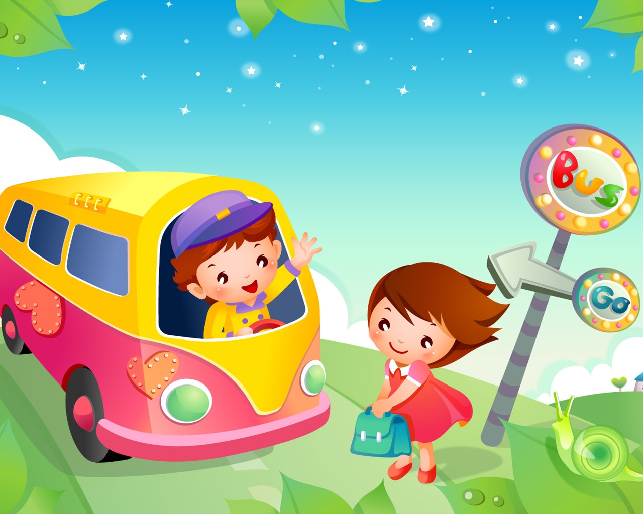 Childhood Dreams Cartoon wallpapers (2) #11 - 1280x1024