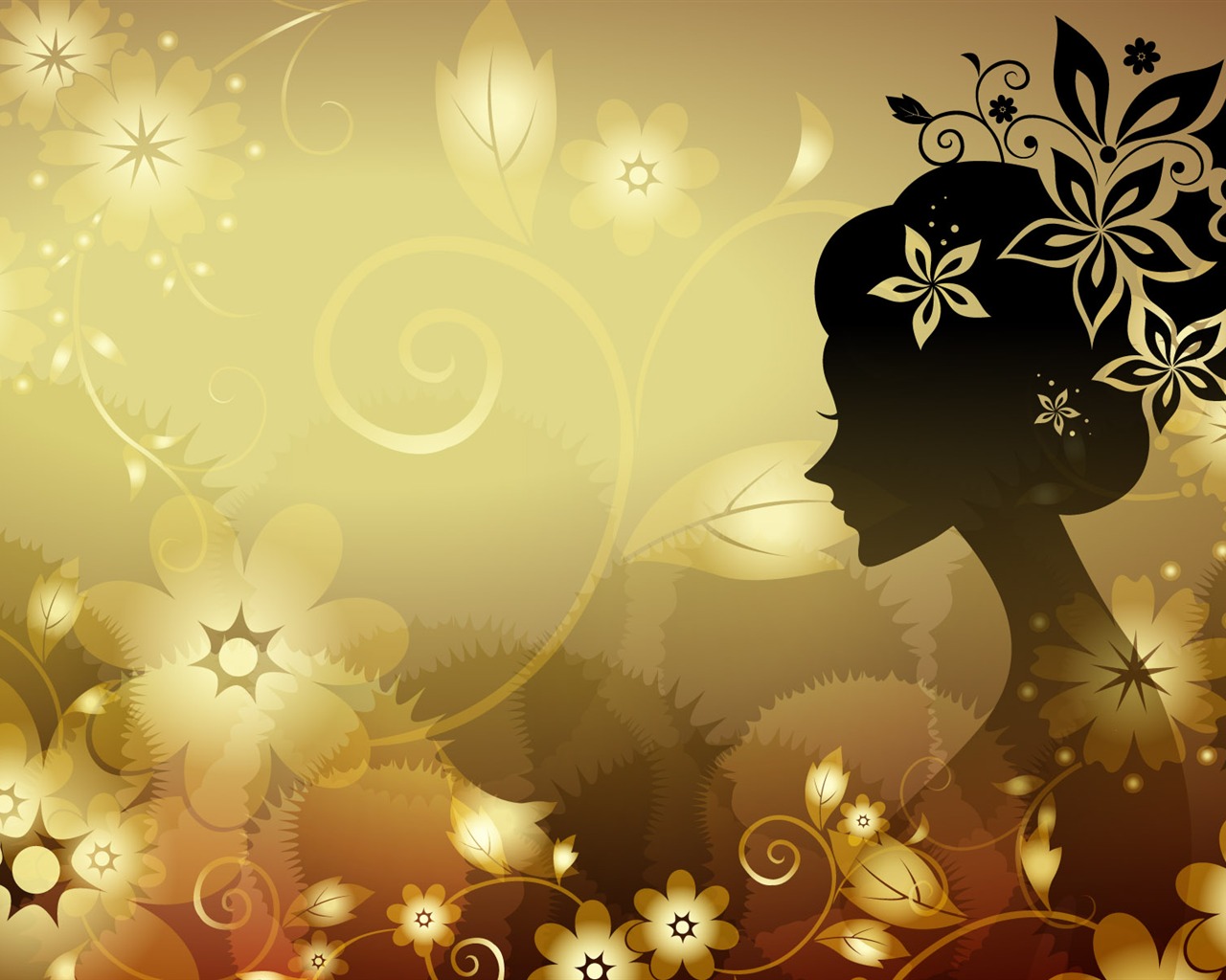 Vector happy childhood Wallpaper (5) #4 - 1280x1024