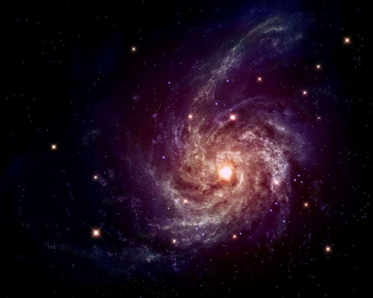 nekonečném vesmíru, krásné Star Tapeta #24 - 1280x1024
