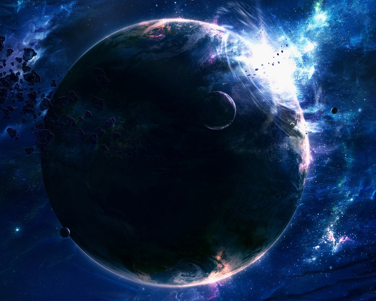 nekonečném vesmíru, krásné Star Tapeta #29 - 1280x1024