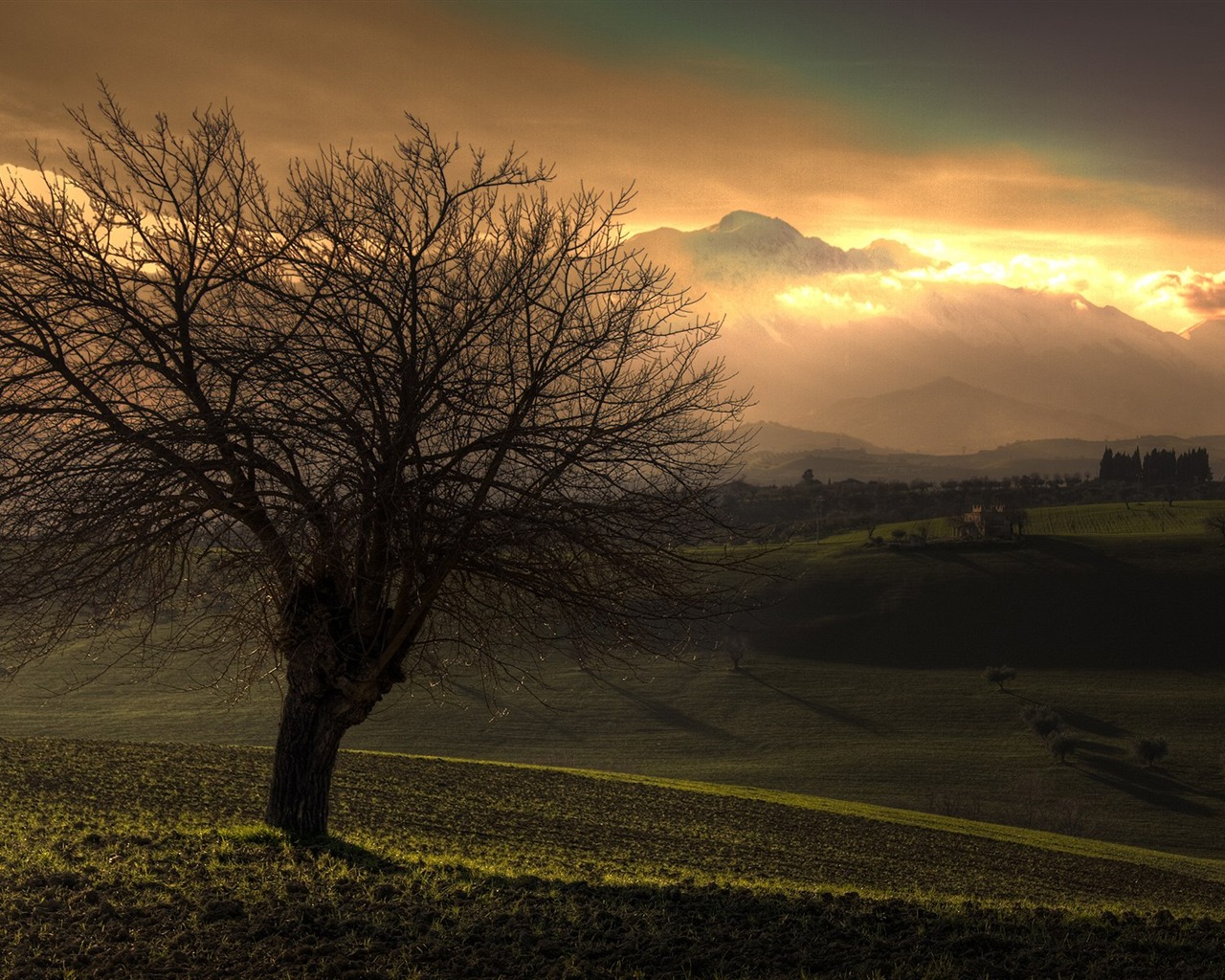s rytmem přírodní scenérie tapety #37 - 1280x1024