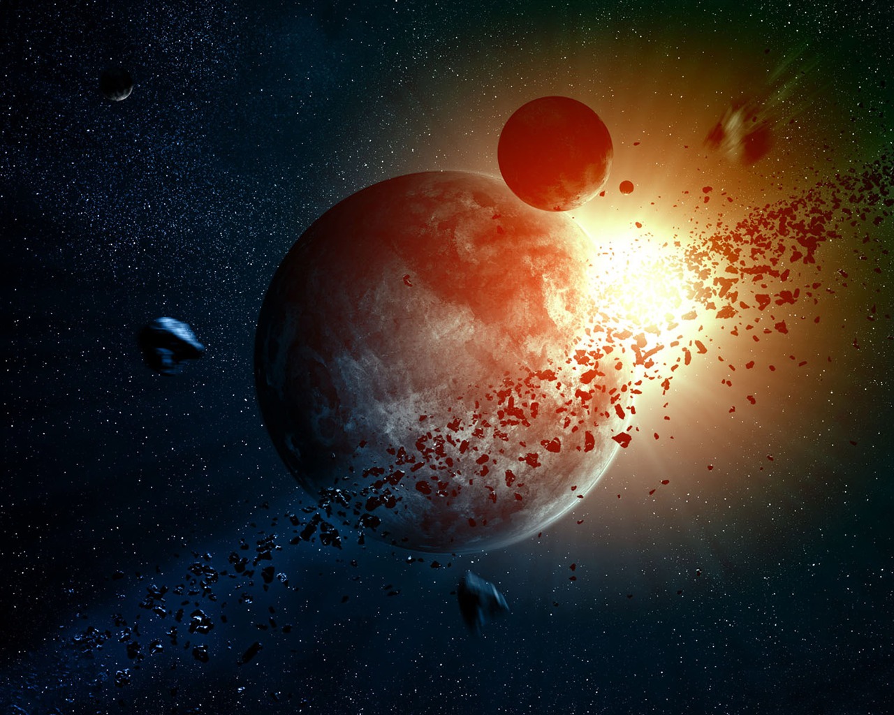 nekonečném vesmíru, krásné Star Tapeta #5 - 1280x1024