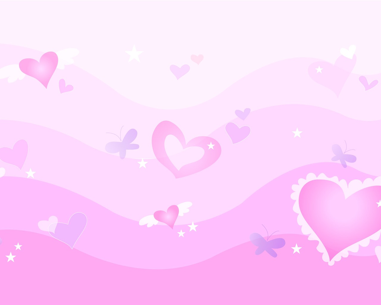 Valentýna Tapety na plochu láska Téma (2) #4 - 1280x1024