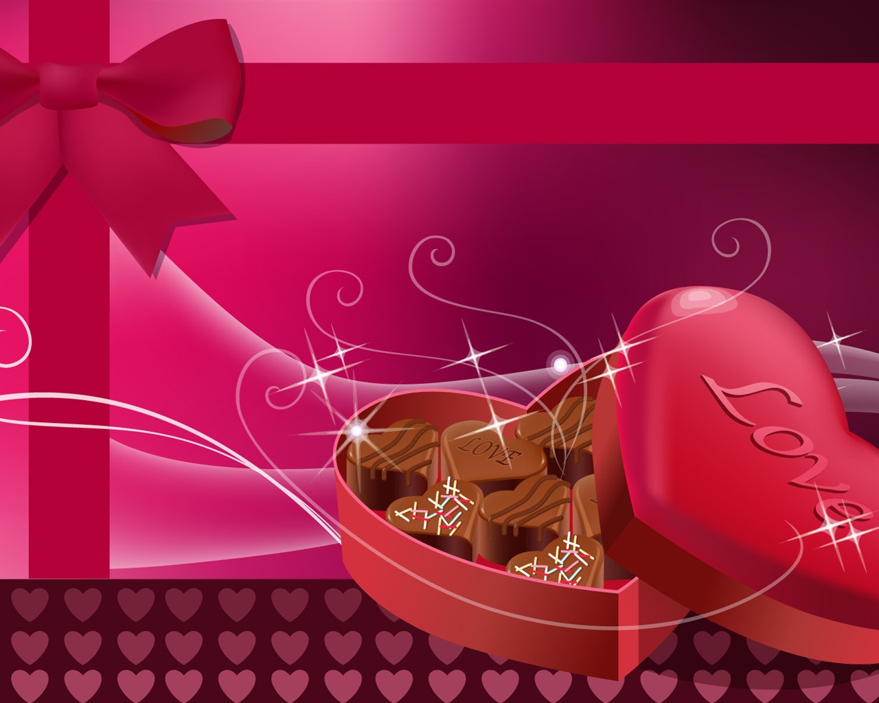 Valentýna Tapety na plochu láska Téma (2) #9 - 1280x1024