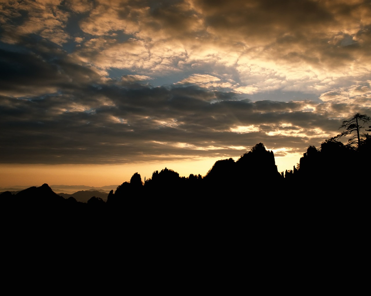 China's majestic rivers and mountains wallpaper #14 - 1280x1024