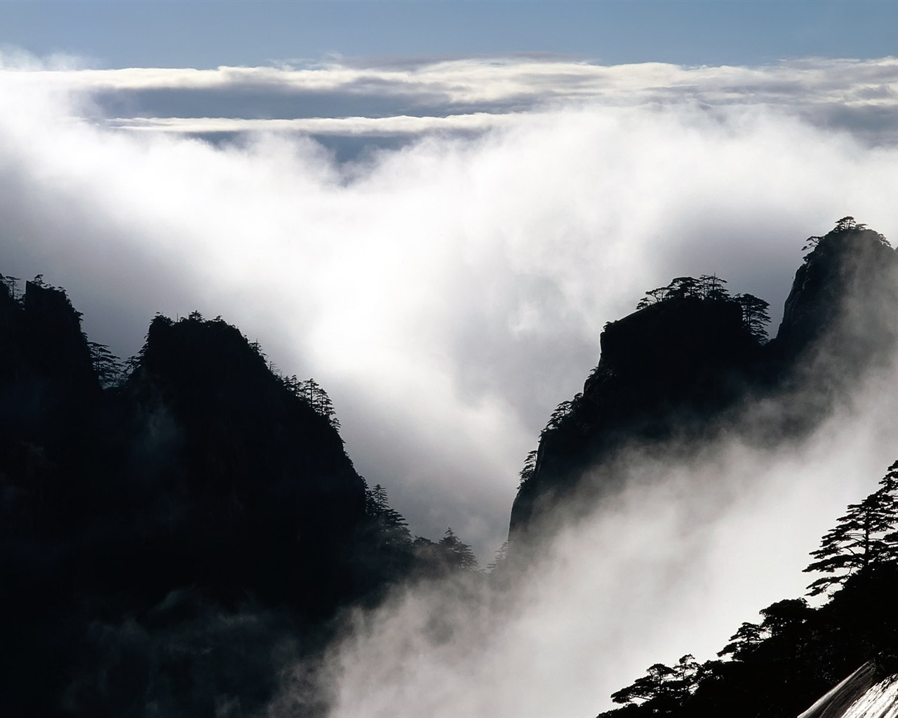 China's majestic rivers and mountains wallpaper #20 - 1280x1024