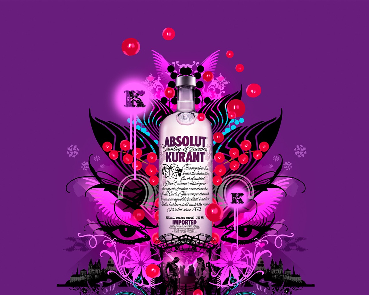 Fonds d'écran Absolut réclame de l'alcool #11 - 1280x1024