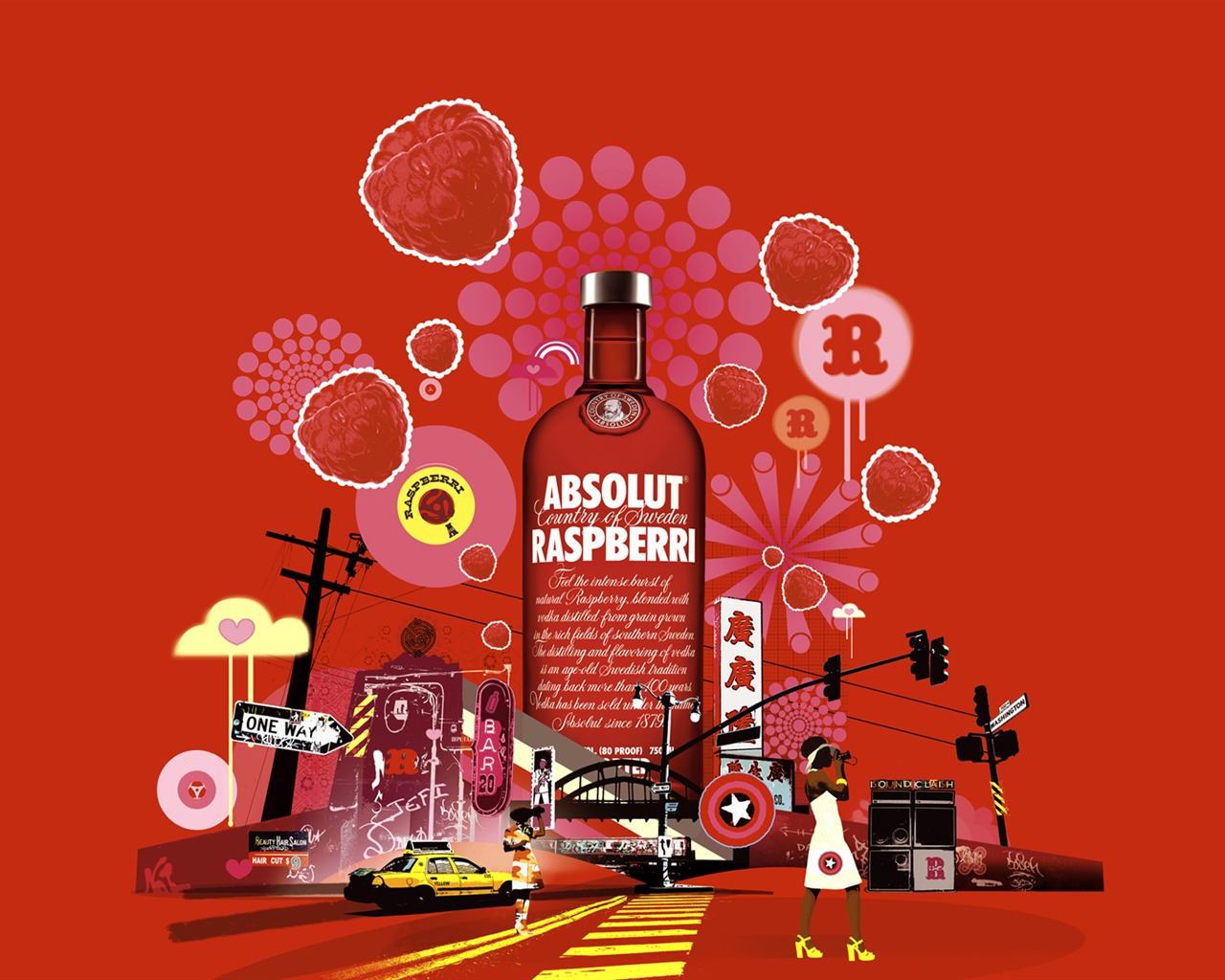 Fonds d'écran Absolut réclame de l'alcool #14 - 1280x1024