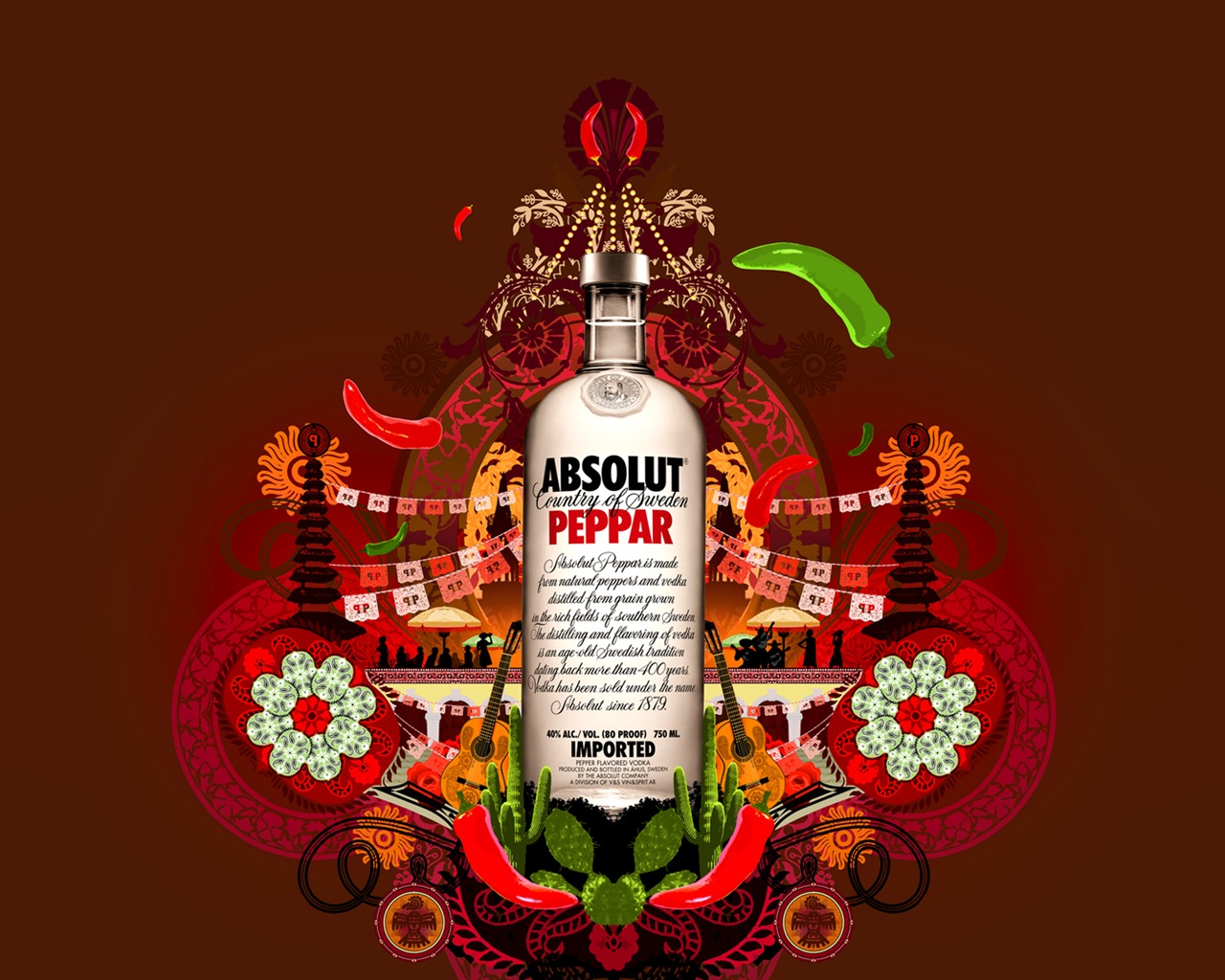 Fonds d'écran Absolut réclame de l'alcool #15 - 1280x1024