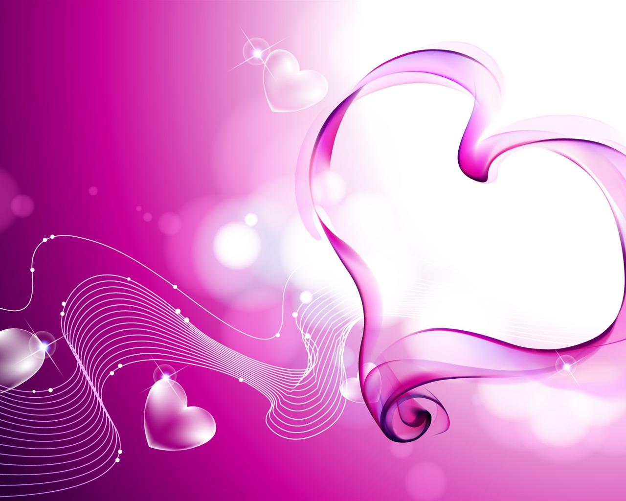 Valentýna Tapety na plochu láska téma (3) #6 - 1280x1024