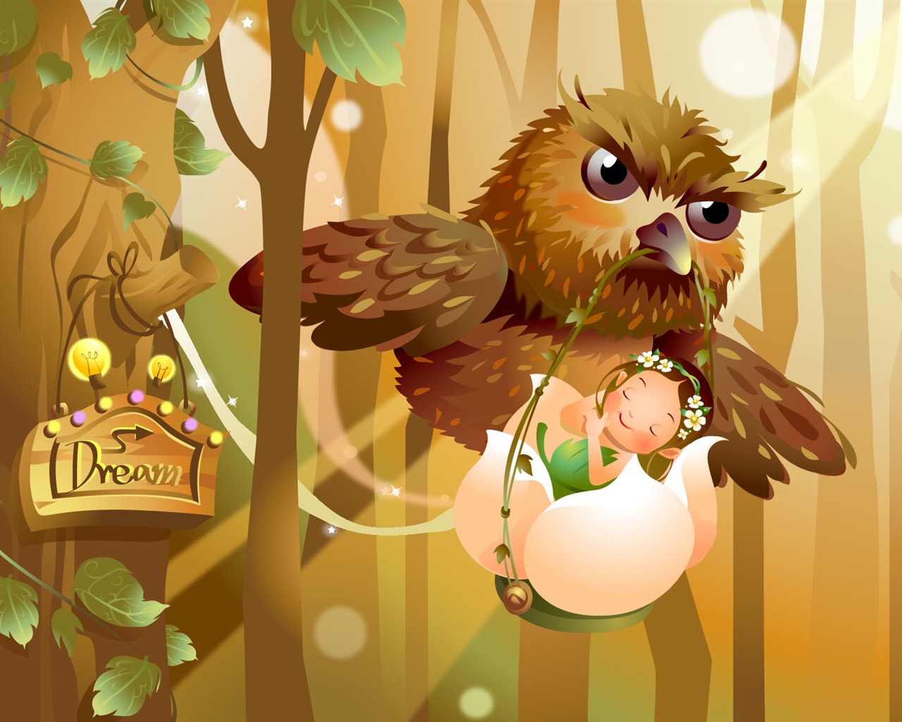 Fairy Tales Vector Wallpaper (1) #13 - 1280x1024