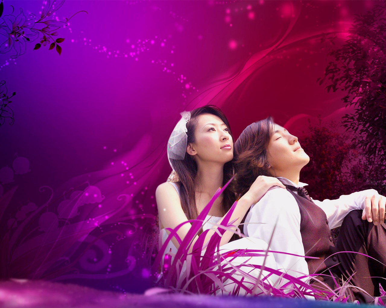 Wedding photography wallpaper album (4) #1 - 1280x1024