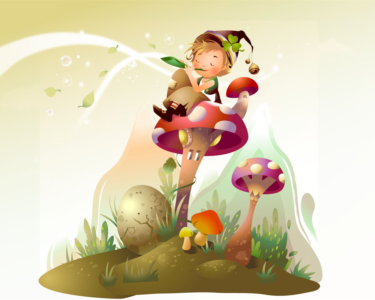 Fond d'écran Fairy Tales Vector (2) #10 - 1280x1024