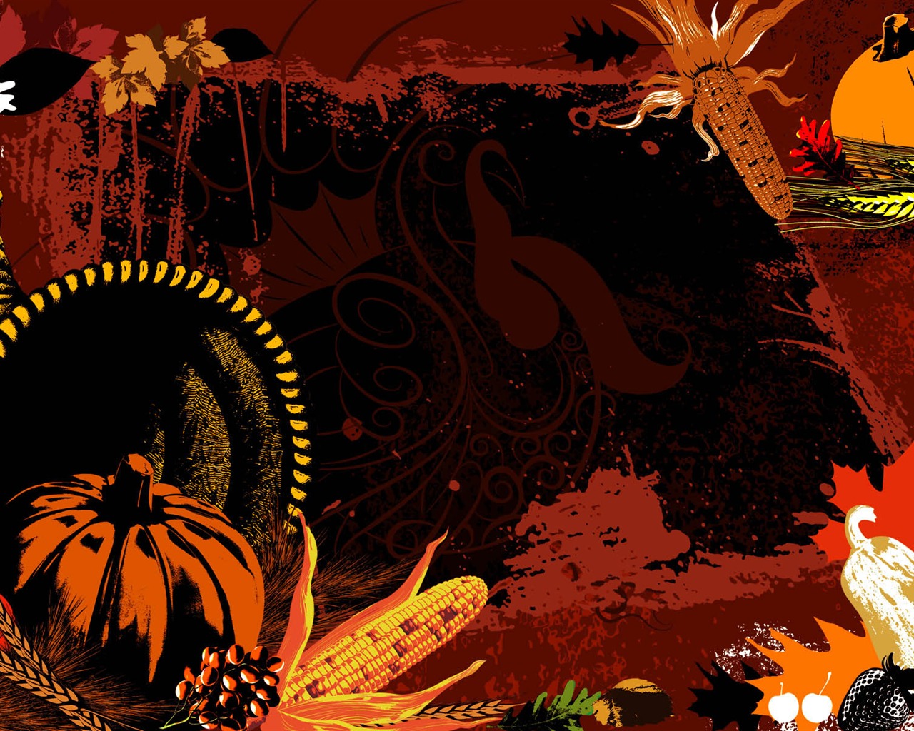 Thanksgiving Thema Tapete (3) #9 - 1280x1024