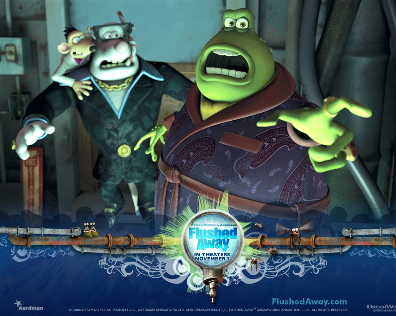 Flushed Away wallpaper #13 - 1280x1024