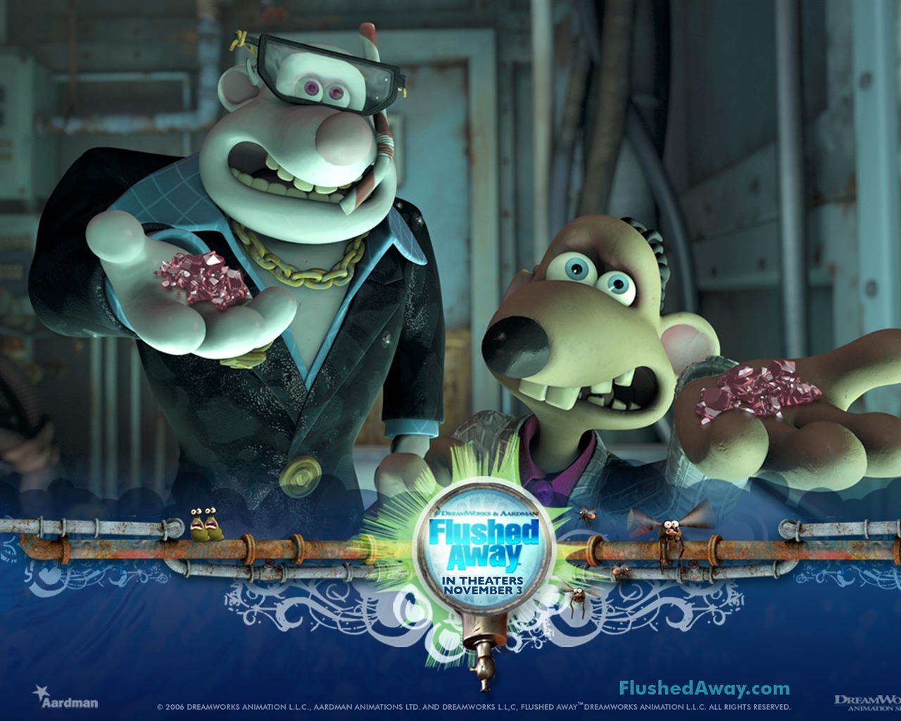 Flushed Away wallpaper #14 - 1280x1024