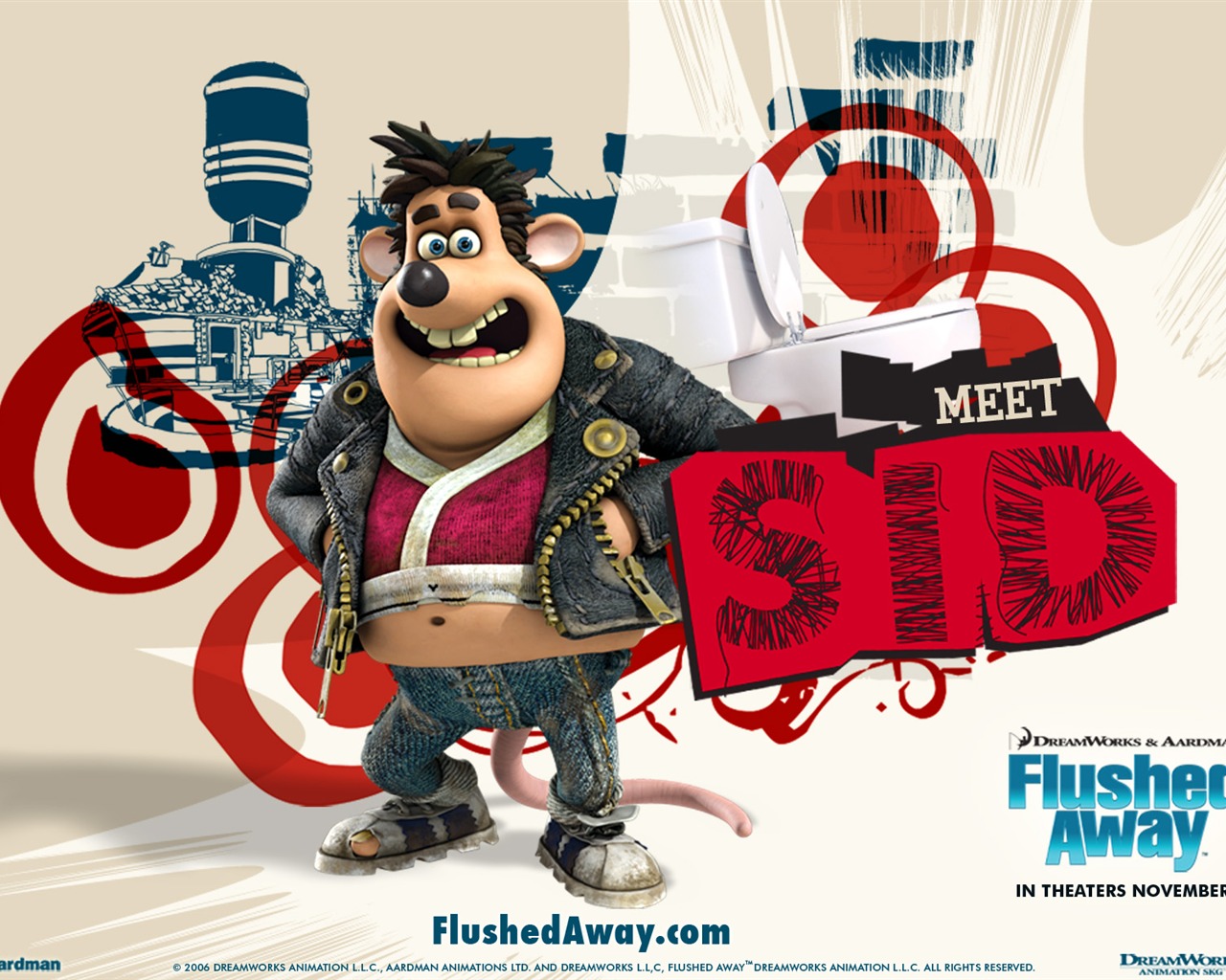 Flushed Away wallpaper #15 - 1280x1024