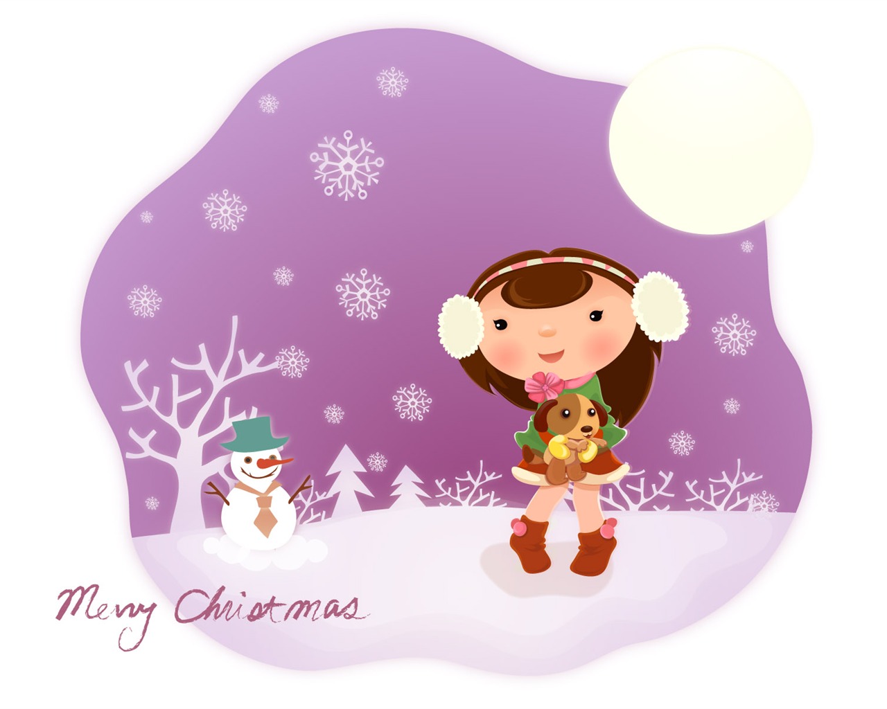 Vectorial de fondos de pantalla de Navidad (2) #16 - 1280x1024