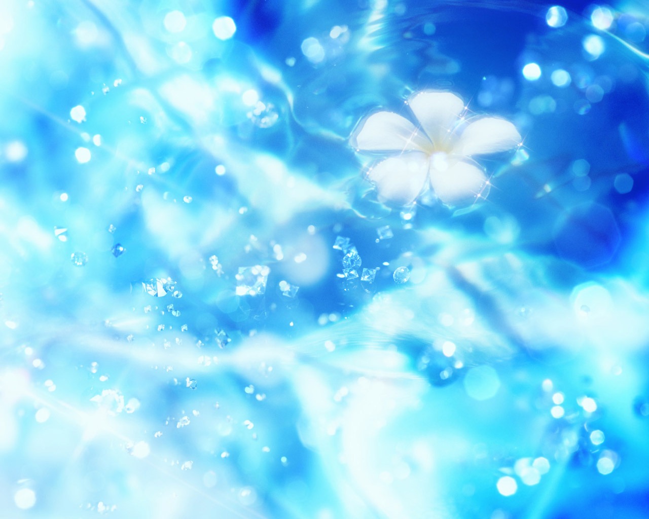 梦幻CG背景花卉壁纸12 - 1280x1024
